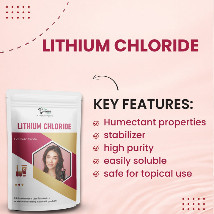GGV Lithium Chloride 100gm (3.6oz)-Cosmetic Grade Green Garden Vibes Grades