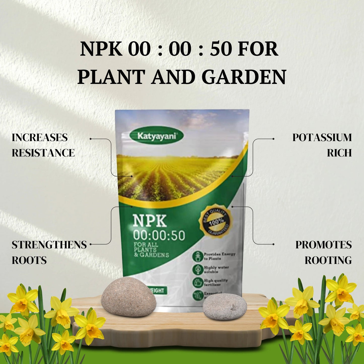 GGV NPK 00 : 00 : 50 for Plant and Garden Green Garden Vibes Canada