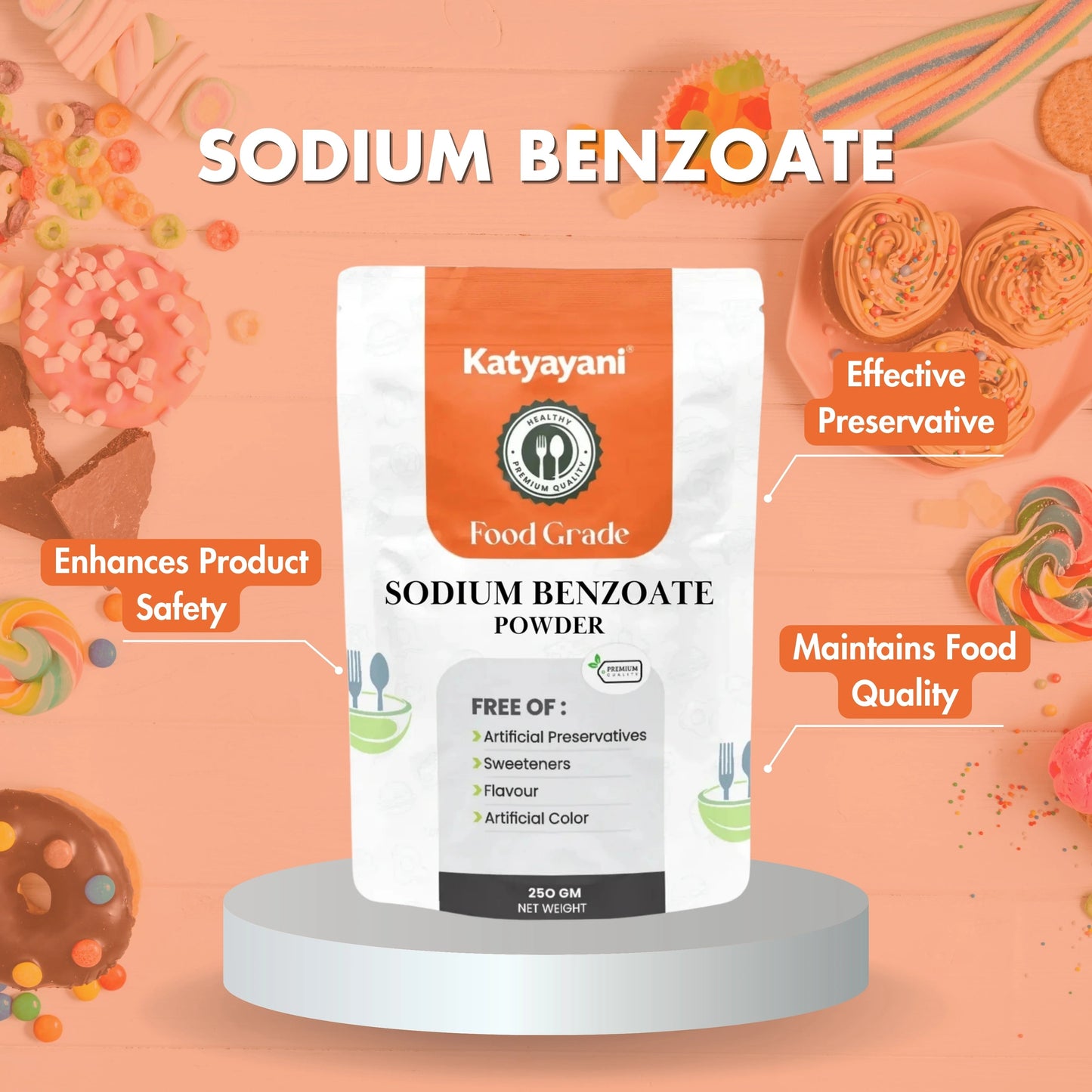 GGV Sodium Benzoate-Food Grade Green Garden Vibes Grades