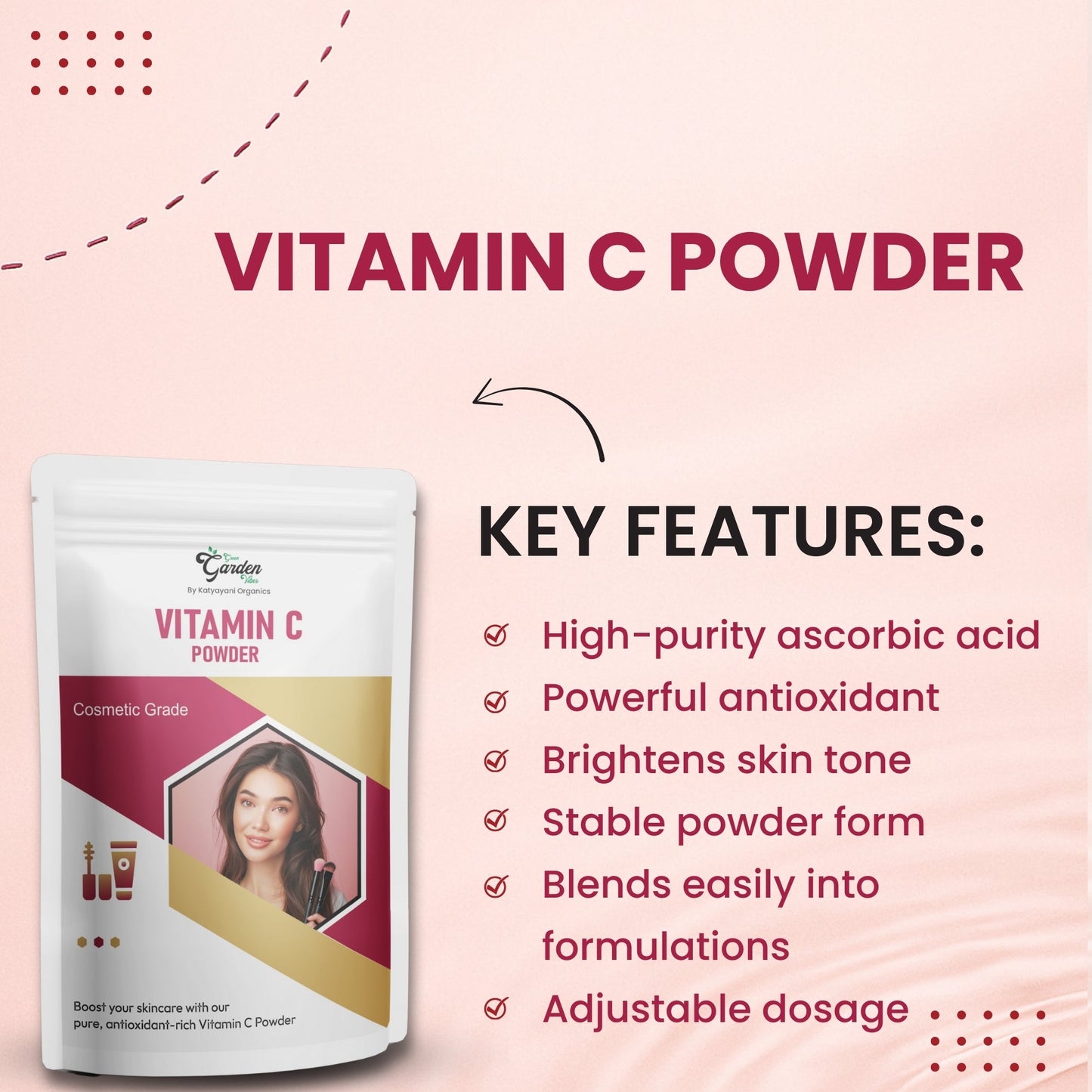 GGV Vitamin C-Cosmetic Grade Green Garden Vibes Grades