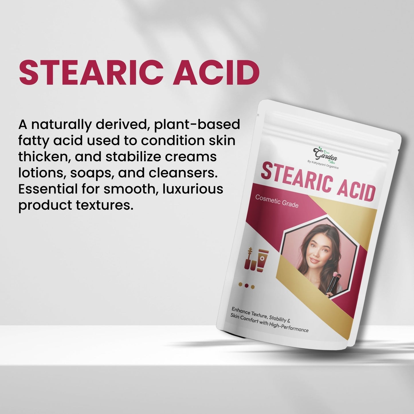 GGV Stearic Acid-Cosmetic Grade Green Garden Vibes Grades