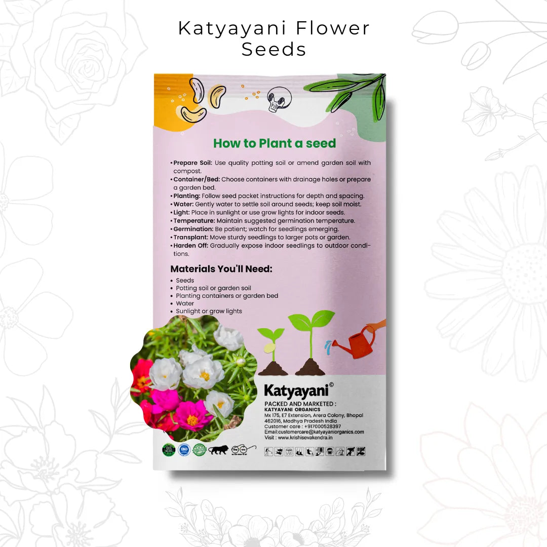GGV Portulaca Mix Flowering Seeds