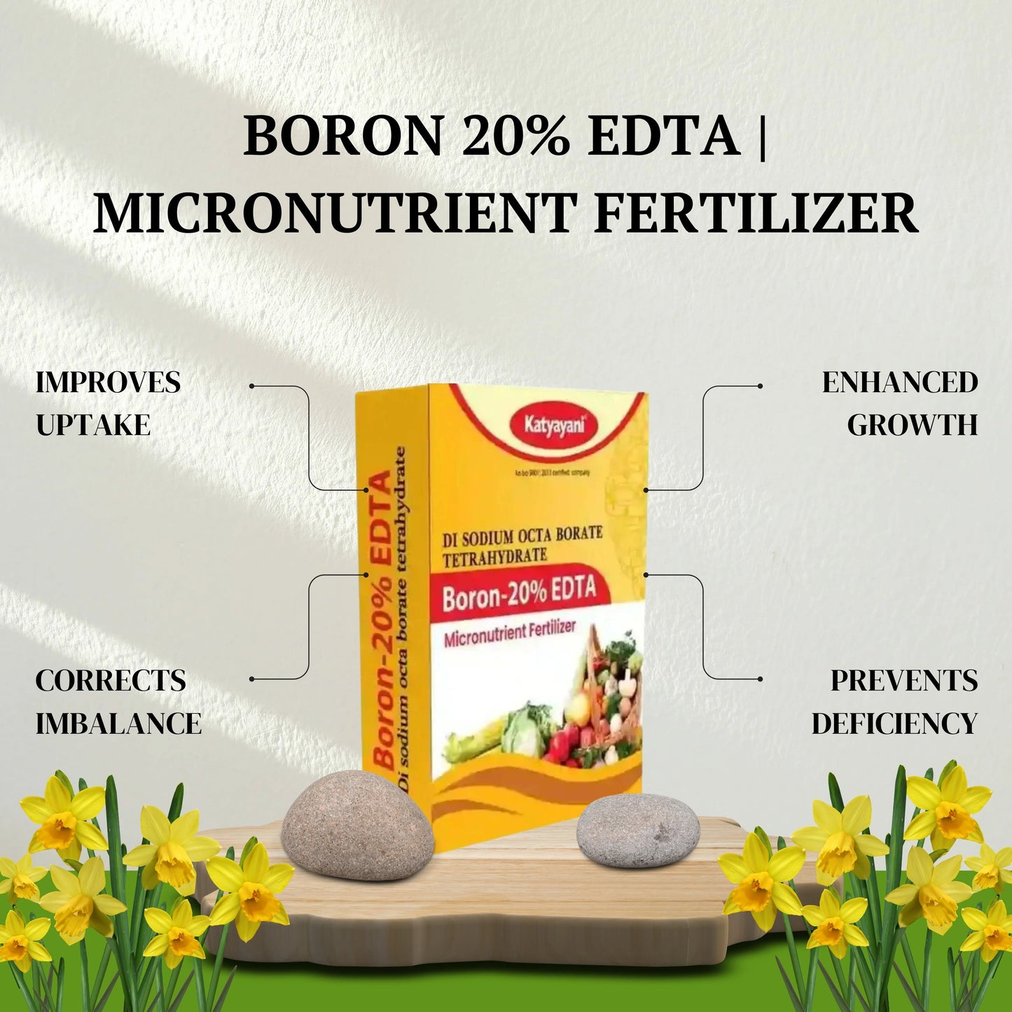 GGV Boron 20% EDTA | Micronutrient Fertilizer Green Garden Vibes