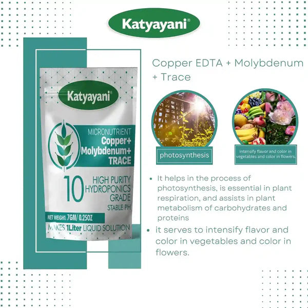 GGV Copper EDTA + Molybdenum Green Garden Vibes Hydroponics