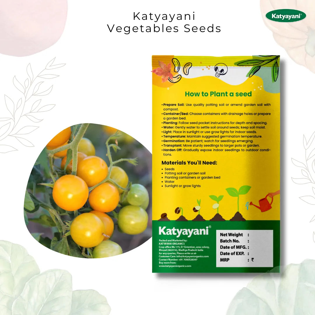 GGV Cherry tomatoes(yellow) Vegetable Seeds