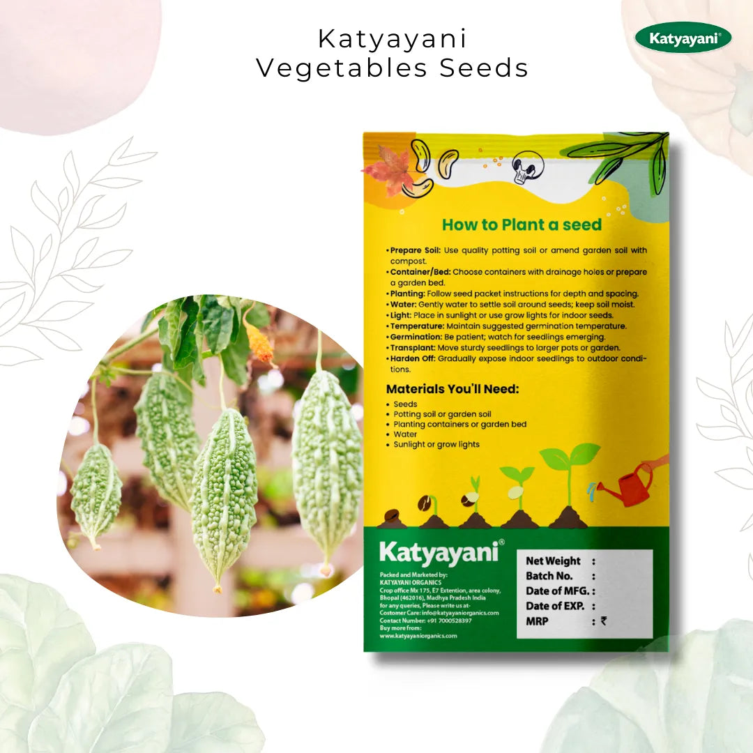 GGV Bittergourd (Green long) Vegetable Seeds