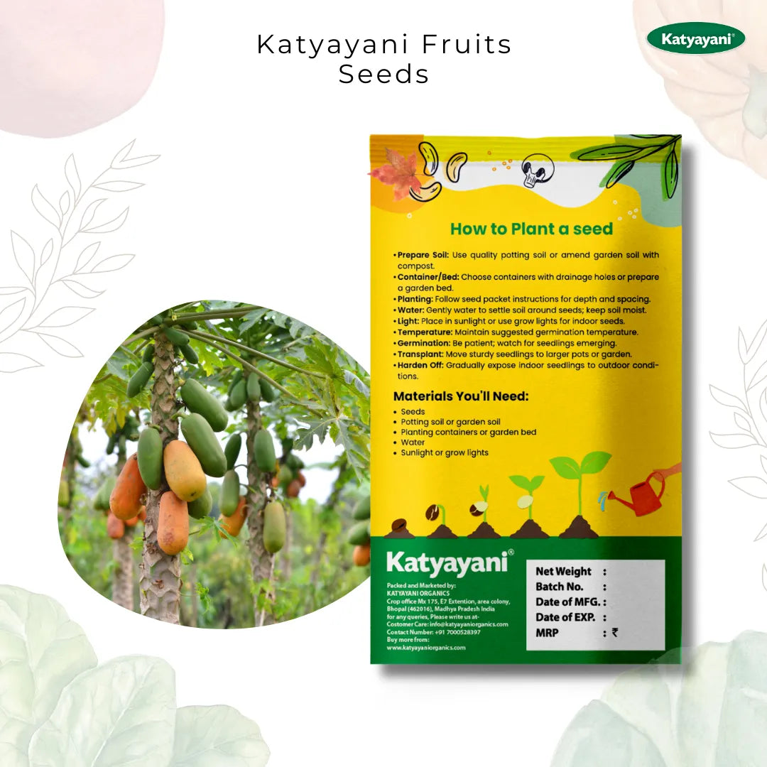 GGV Papaya Fruit Seeds (100 seeds/packet)