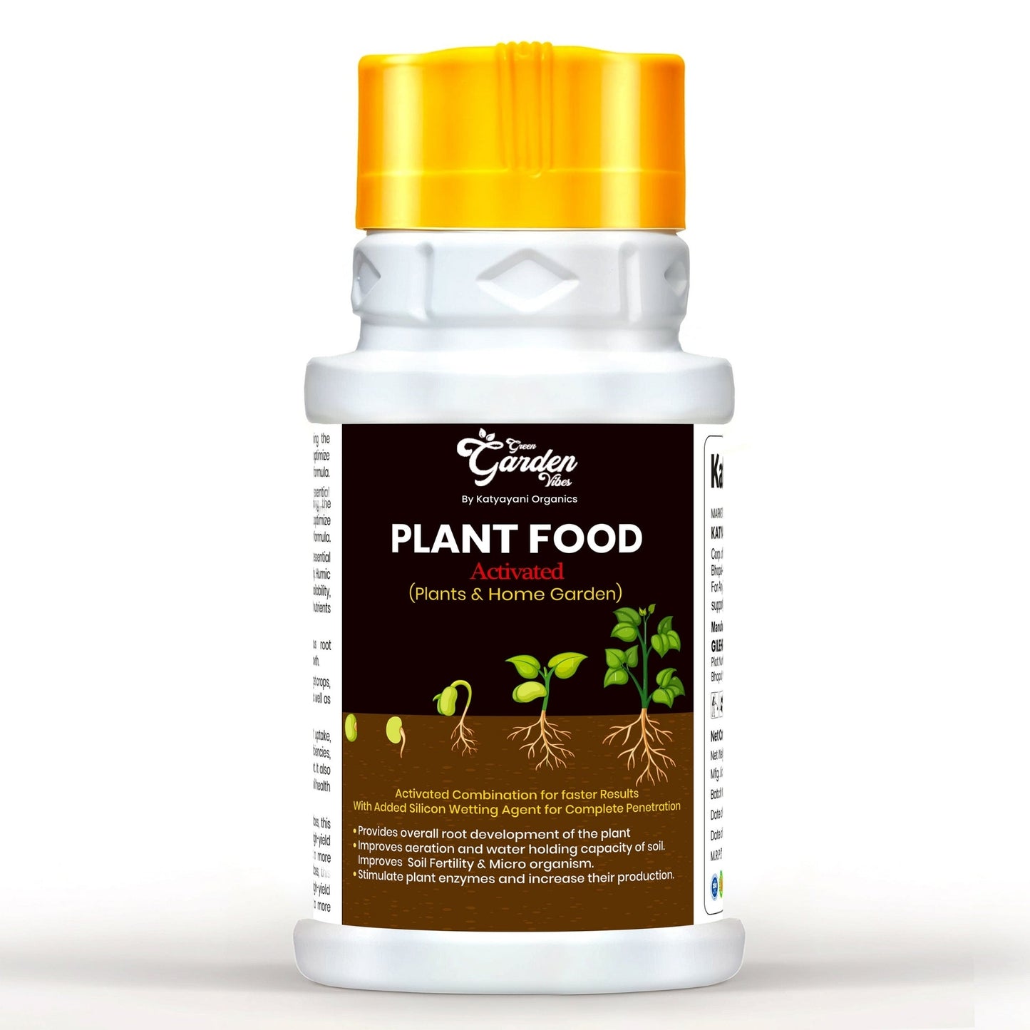 GGV Activated Humic Acid + Fulvic Acid 98% | Organic Soil Conditioner & Plant Growth Enhancer Green Garden Vibes Canada