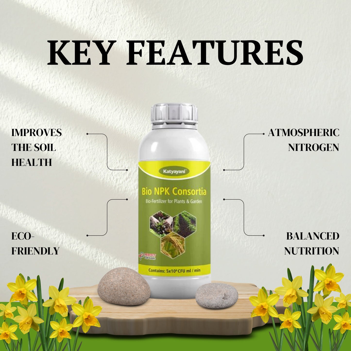 GGV Bio NPK Consortia: Liquid Biofertilizer Green Garden Vibes