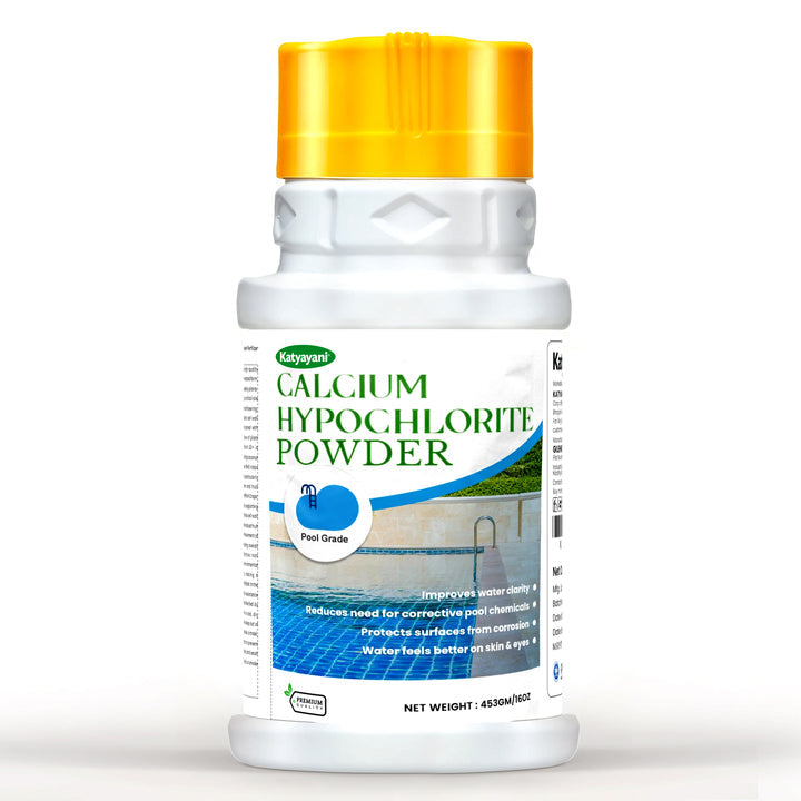 GGV Calcium Hypochlorite Powder 453gm (16oz)-Pool Grade Green Garden Vibes Grades