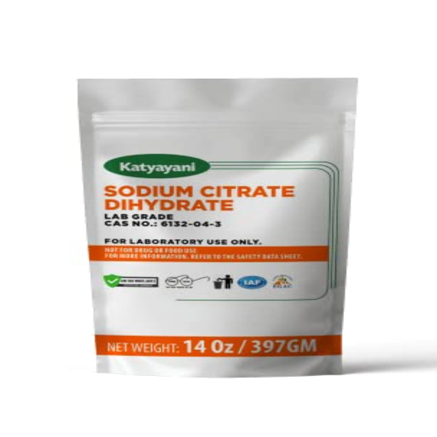 Sodium Citrate Dihydrate Lab Grade Green Garden Vibes Grades