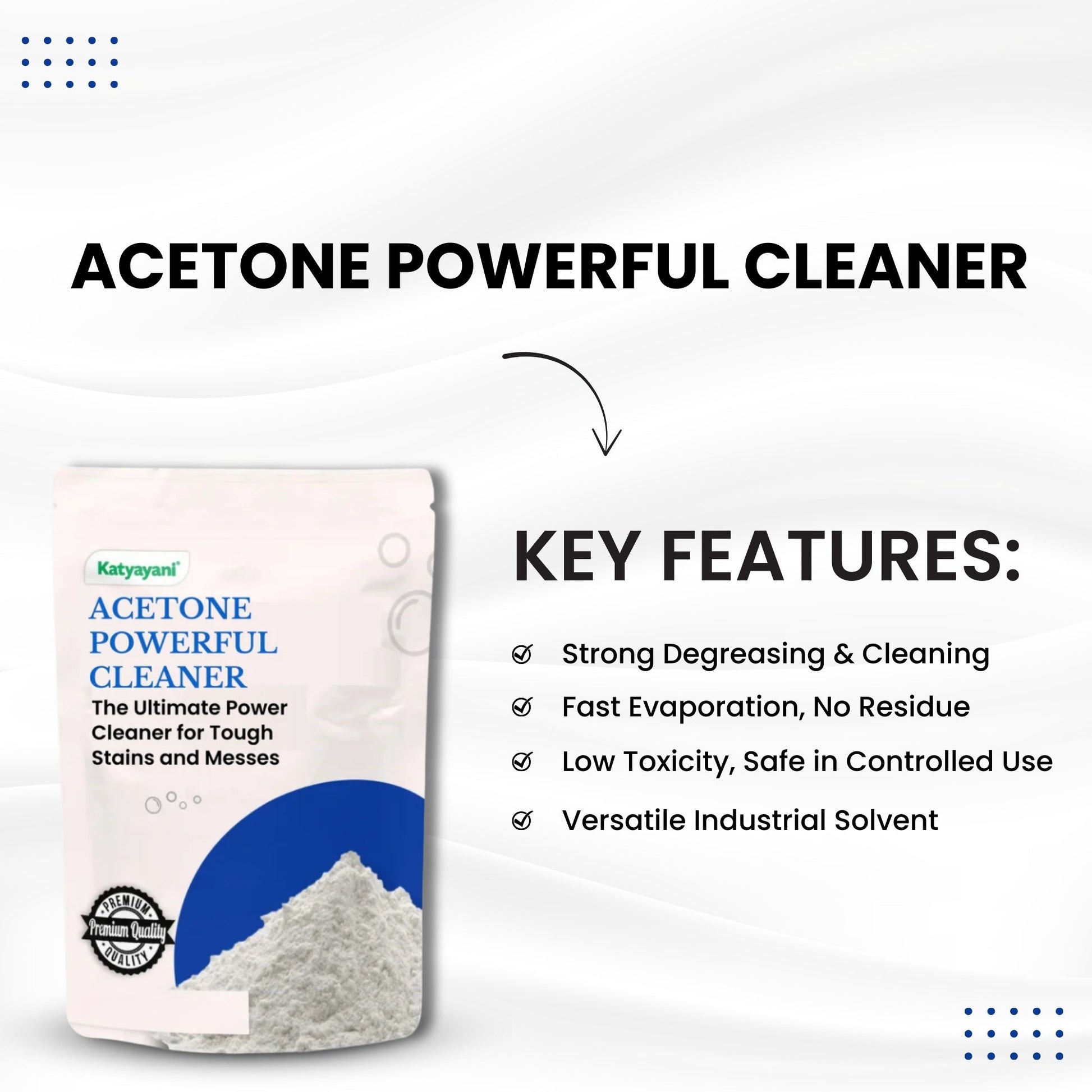 GGV Acetone Powerful Cleaner for Home, Business, and Industry 454 gm Green Garden Vibes Grades