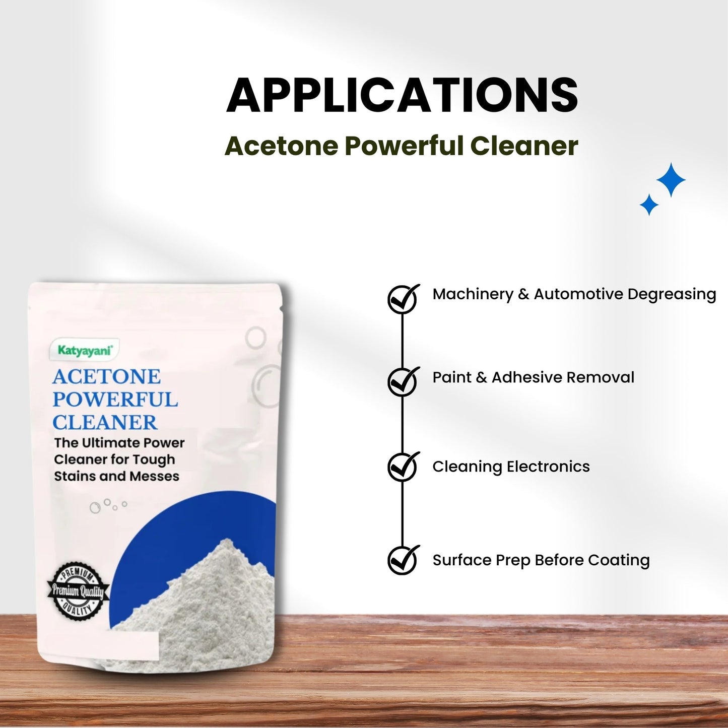 GGV Acetone Powerful Cleaner for Home, Business, and Industry 454 gm Green Garden Vibes Grades