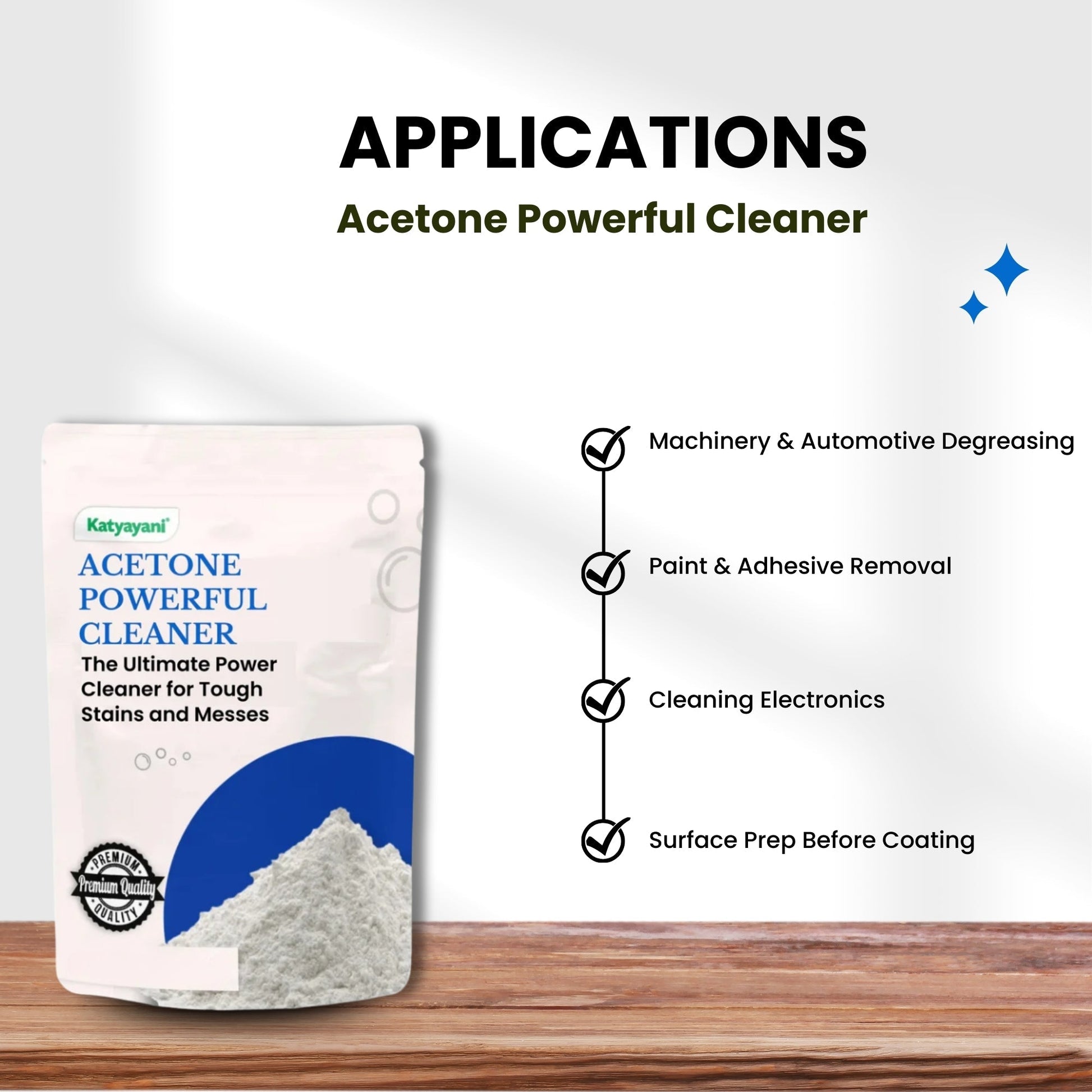 GGV Acetone Powerful Cleaner for Home, Business, and Industry 454 gm Green Garden Vibes Grades