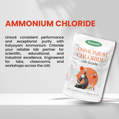 GGV Ammonium Chloride Laboratory-Grade 500gm (17.6oz) Green Garden Vibes Grades