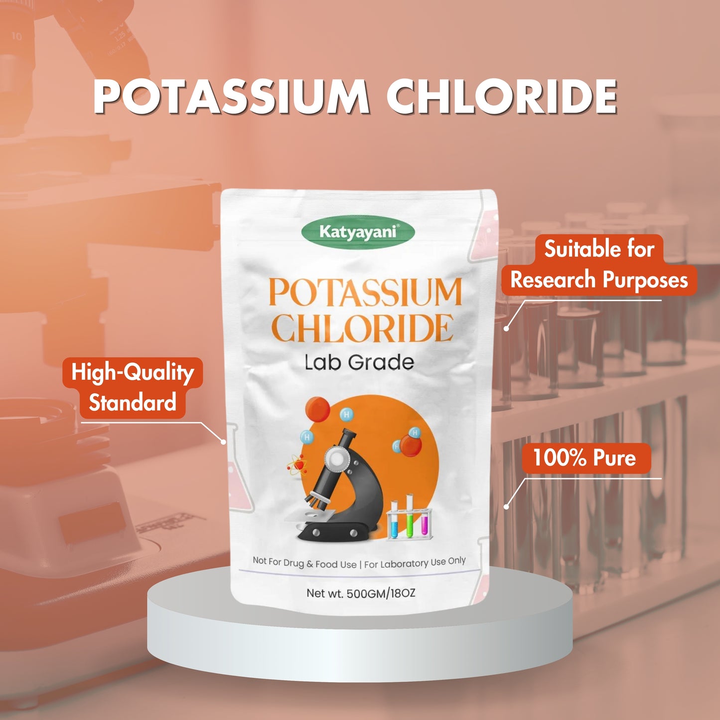 Potassium Chloride 500gm (18oz)