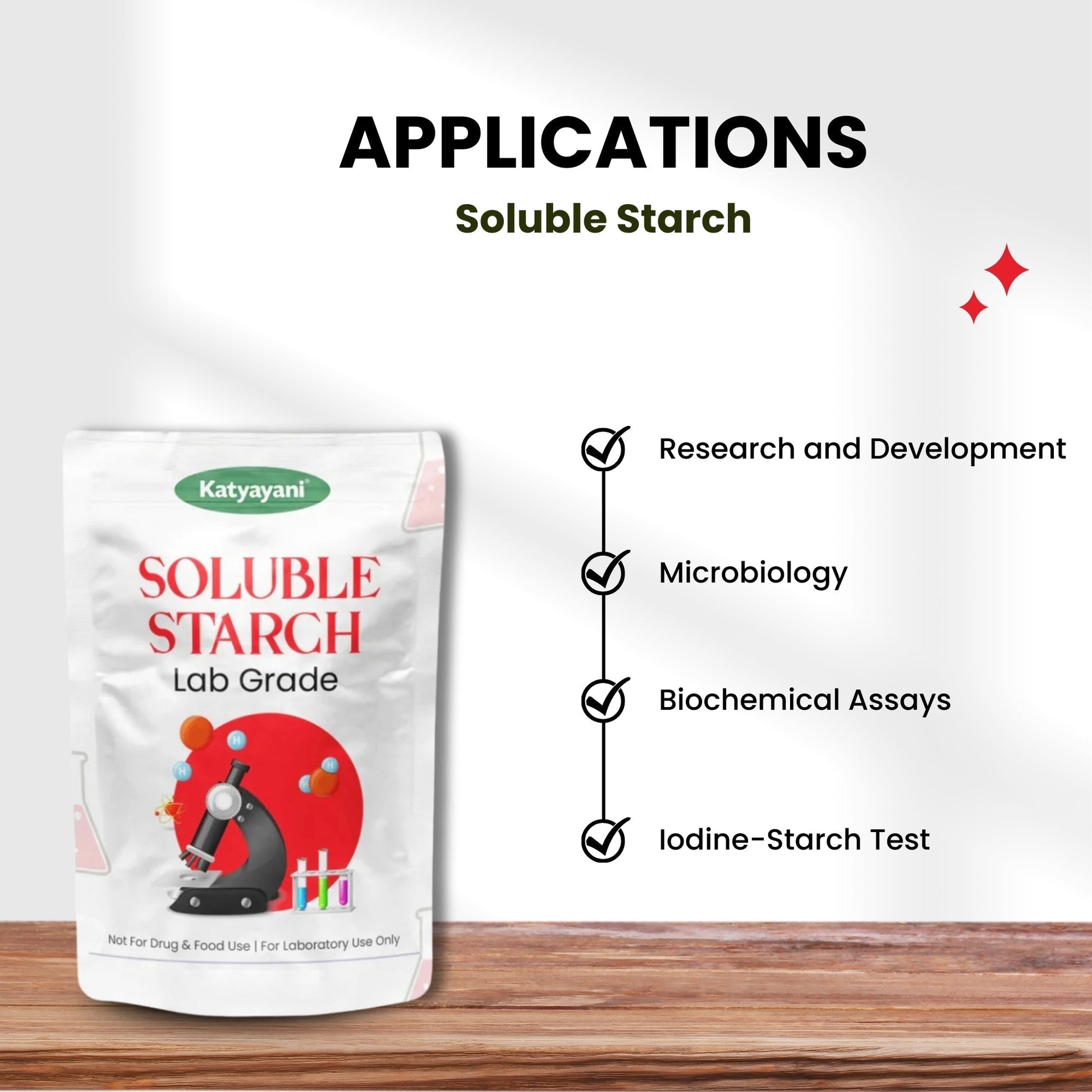 GGV Soluble Starch 100gm (3.5oz)-Lab Grade Green Garden Vibes Grades