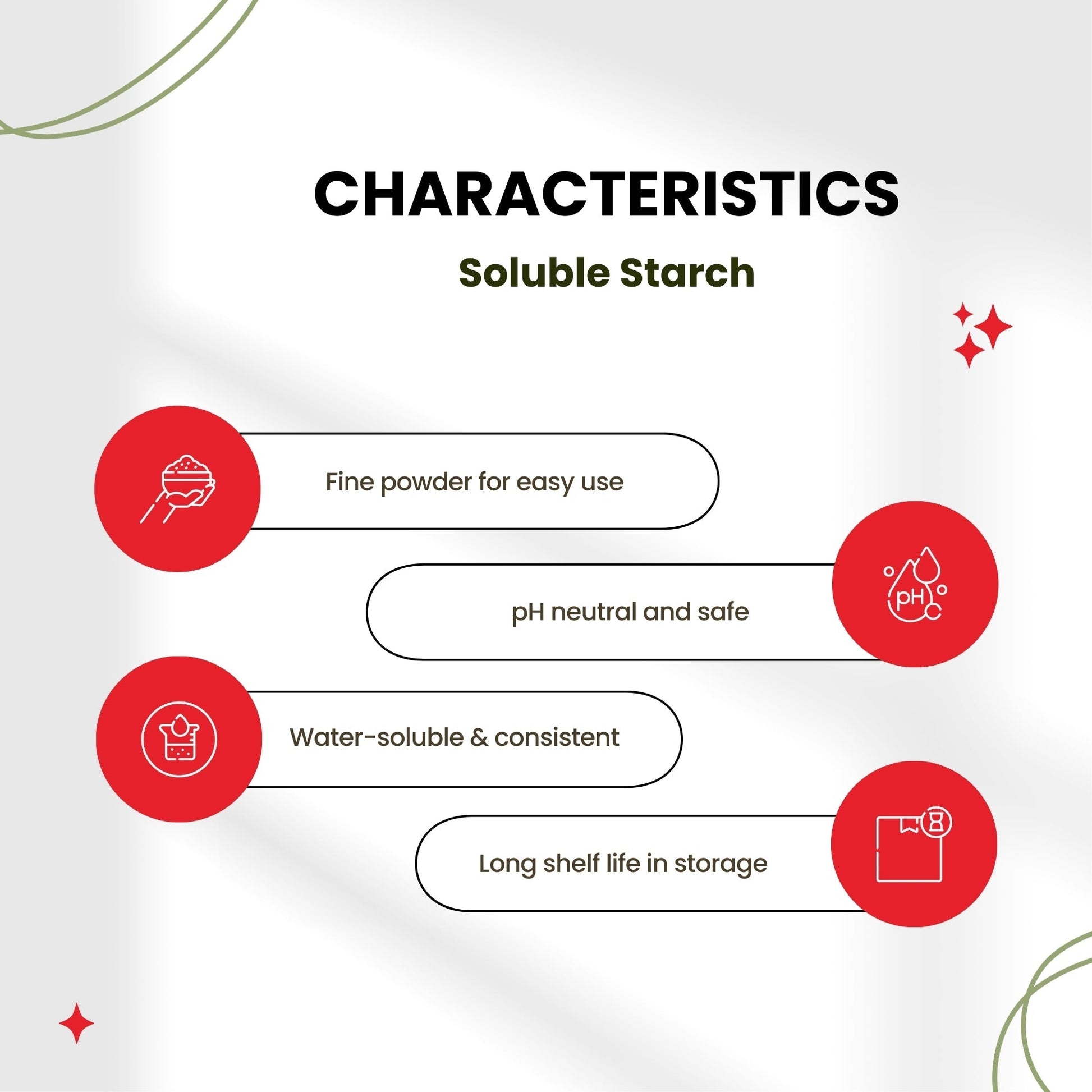 GGV Soluble Starch 100gm (3.5oz)-Lab Grade Green Garden Vibes Grades