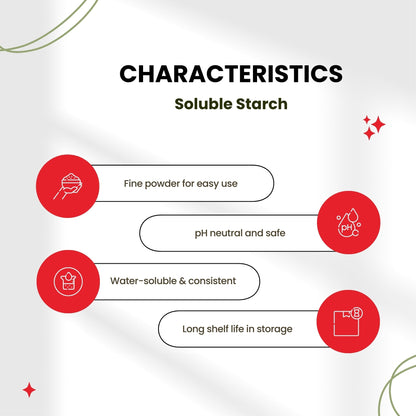 GGV Soluble Starch 100gm (3.5oz)-Lab Grade Green Garden Vibes Grades