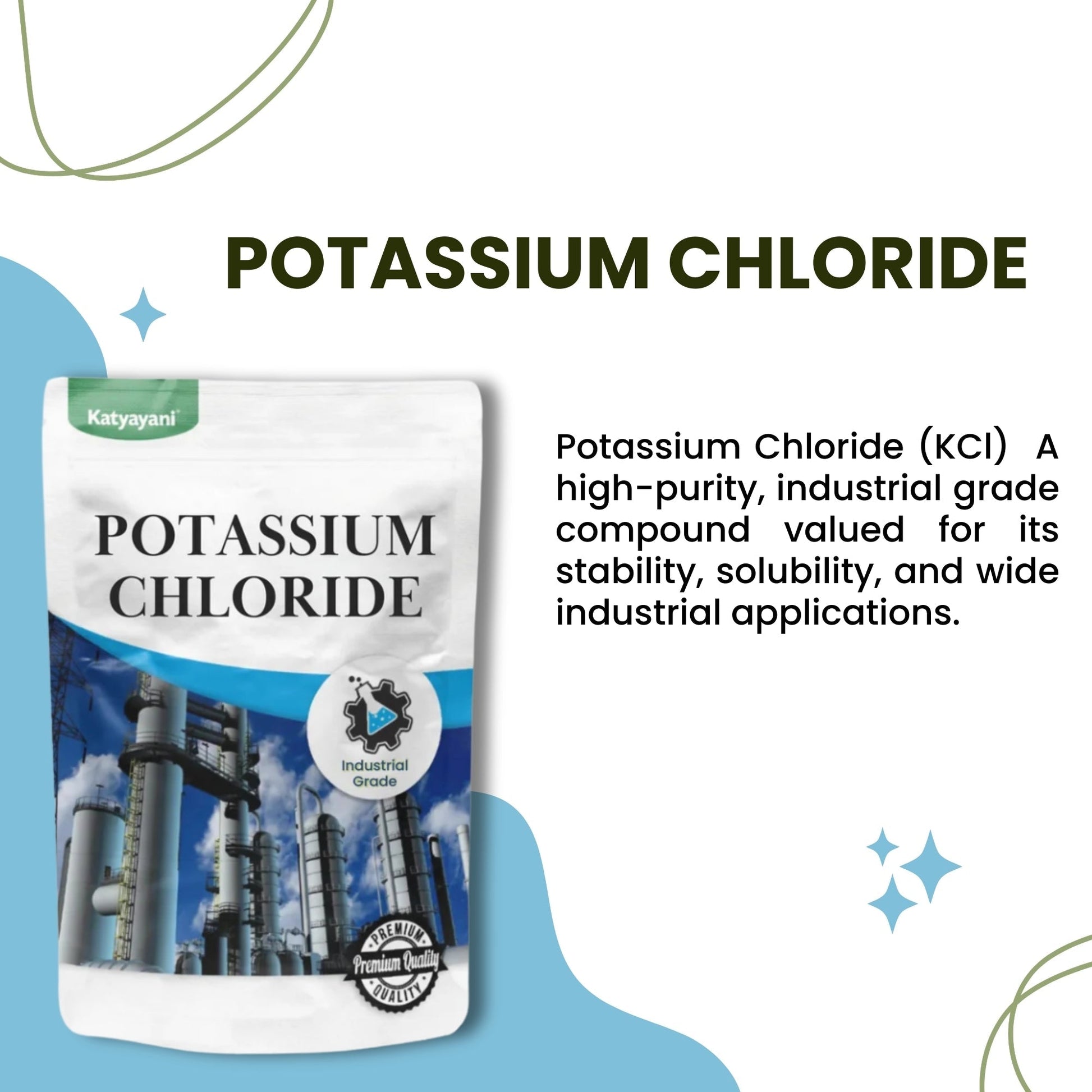 GGV Potassium Chloride 500gm (18oz)-Industrial Grade Green Garden Vibes Grades