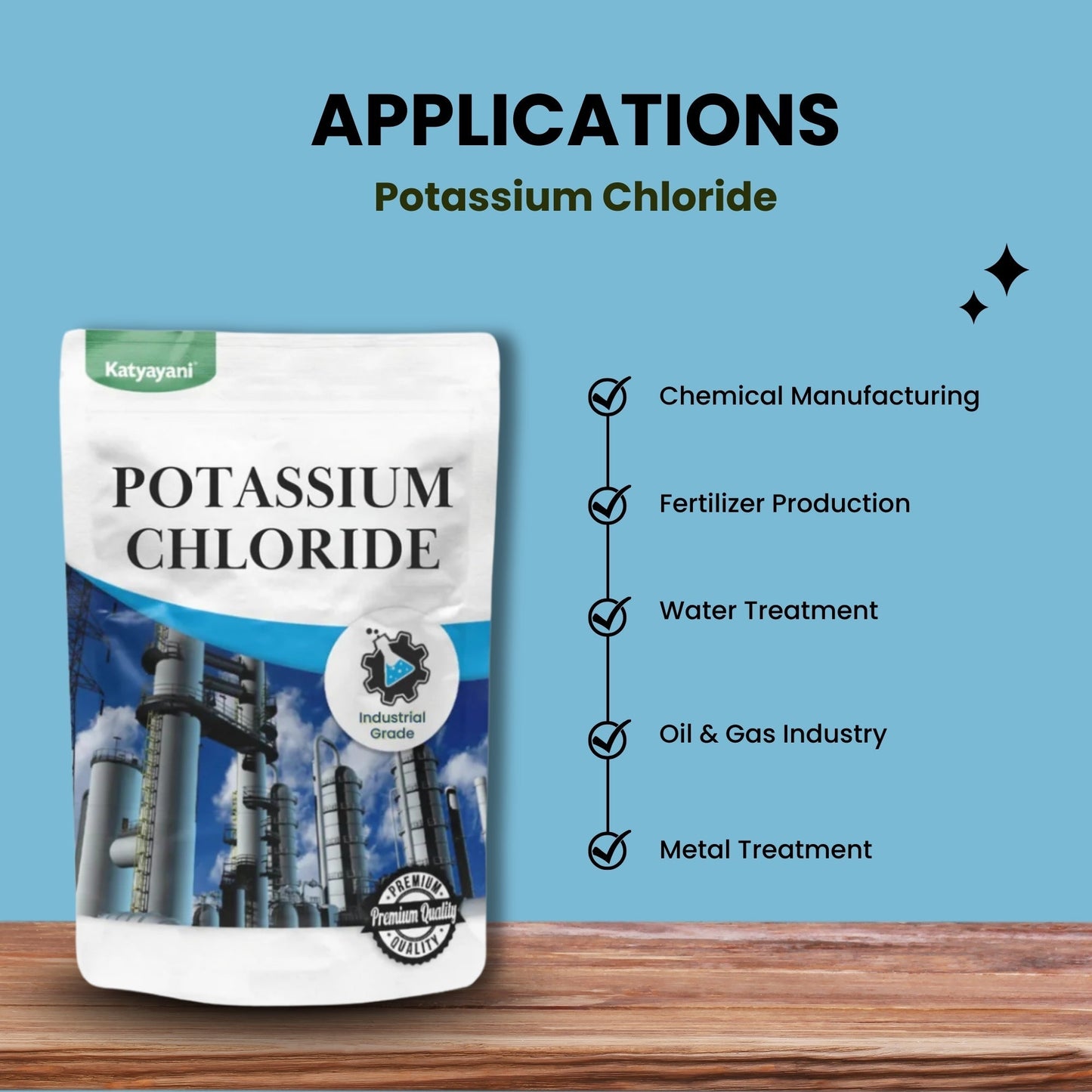 GGV Potassium Chloride 500gm (18oz)-Industrial Grade Green Garden Vibes Grades