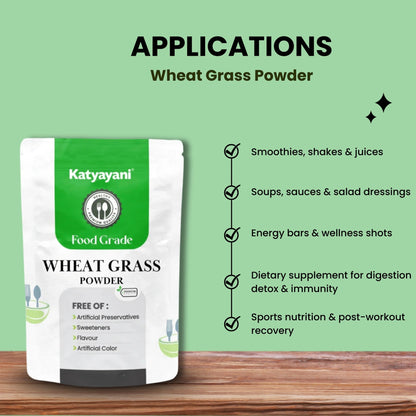 GGV Wheat Grass Powder 454 gm (16 oz)-Food Grade Green Garden Vibes Grades