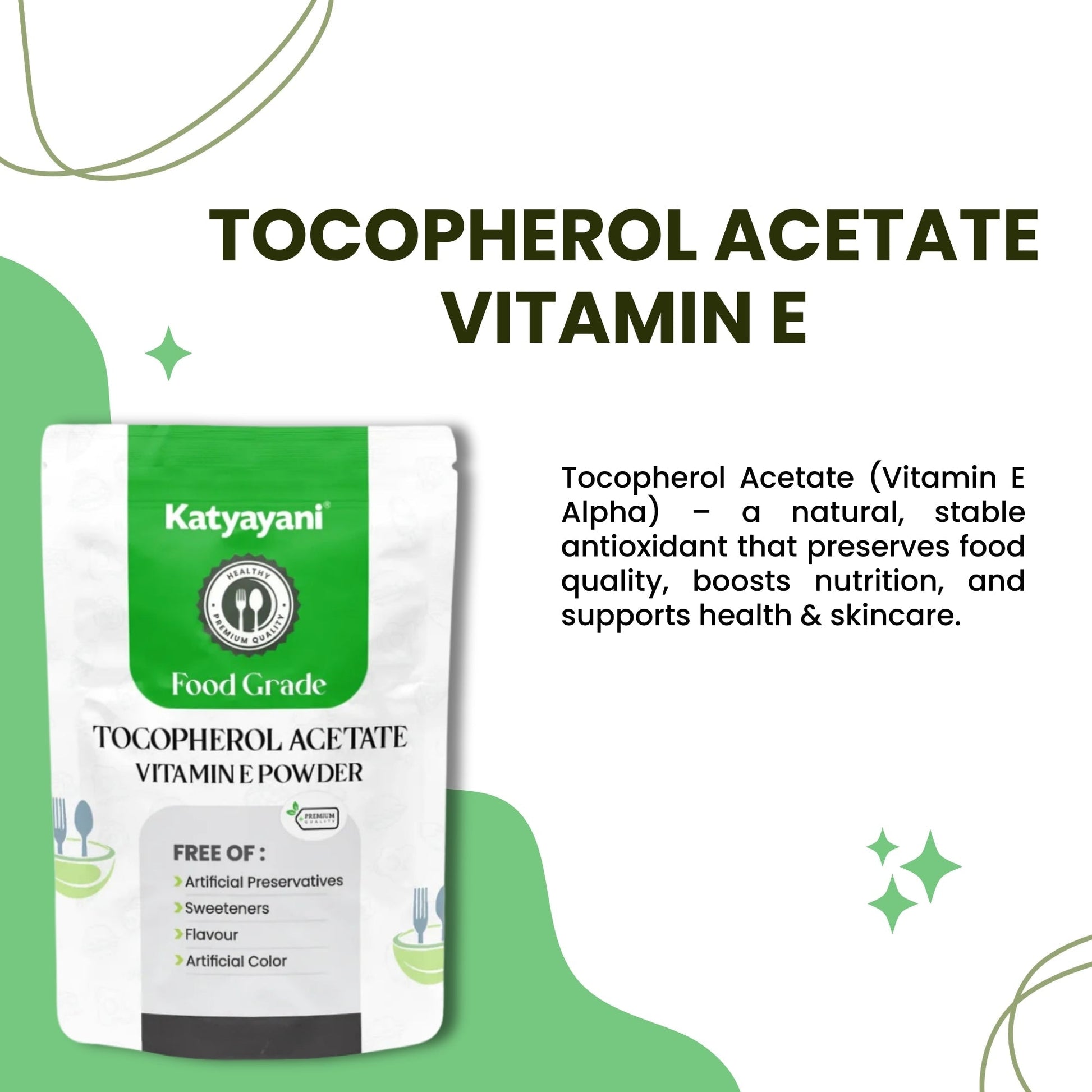 GGV Tocopherol Acetate Vitamin E Alpha 340gm (12oz)-Food Grade Green Garden Vibes Grades