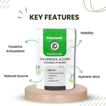 GGV Tocopherol Acetate Vitamin E Alpha 340gm (12oz)-Food Grade Green Garden Vibes Grades