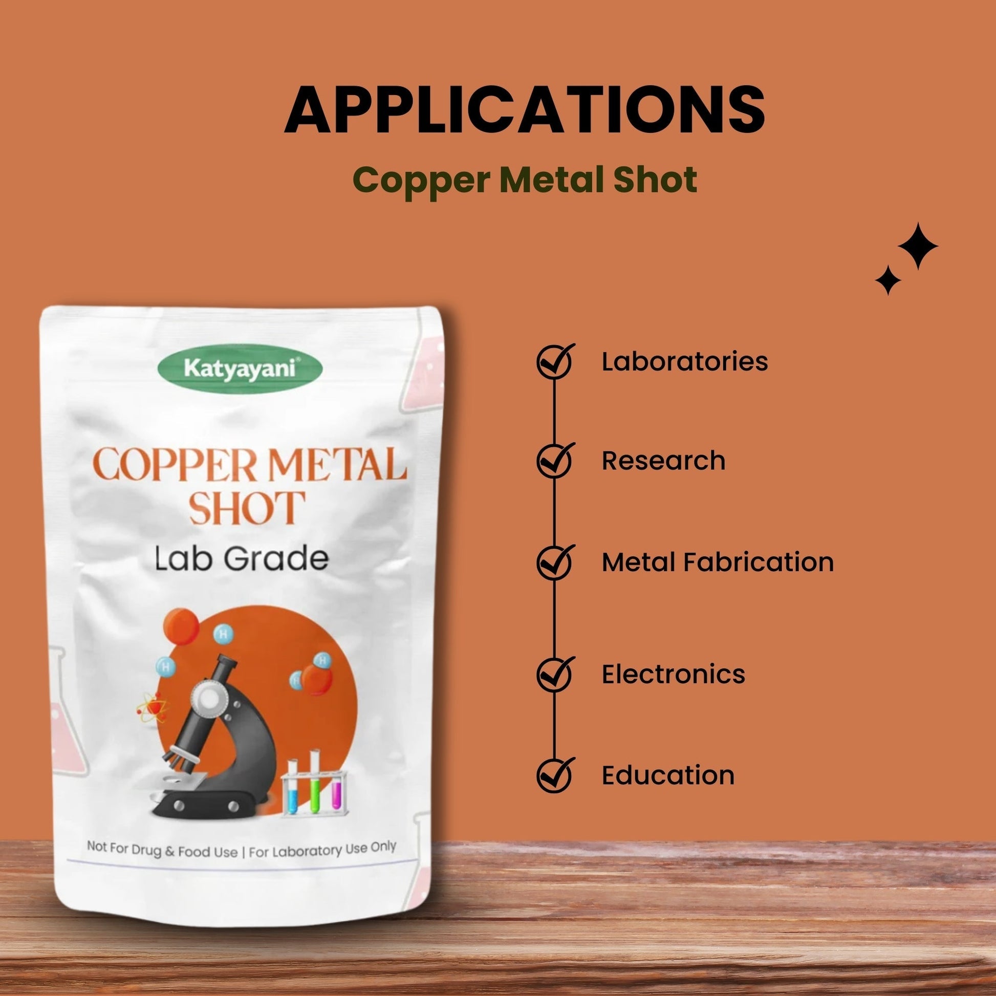 GGV Copper Metal Shot- 500gm (17.6oz)-Lab Grade Green Garden Vibes Grades