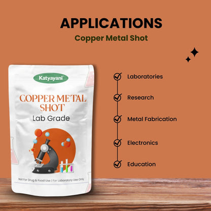 GGV Copper Metal Shot- 500gm (17.6oz)-Lab Grade Green Garden Vibes Grades