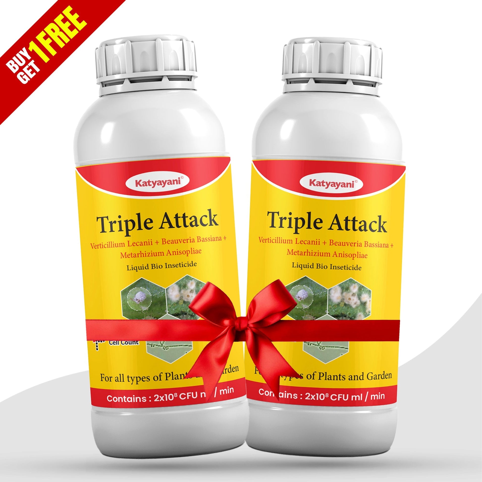 Katyayani Triple Attack | Bio Crop Care Solution | Verticillium + Beauveria + Metarhizium | Canada GGV canada