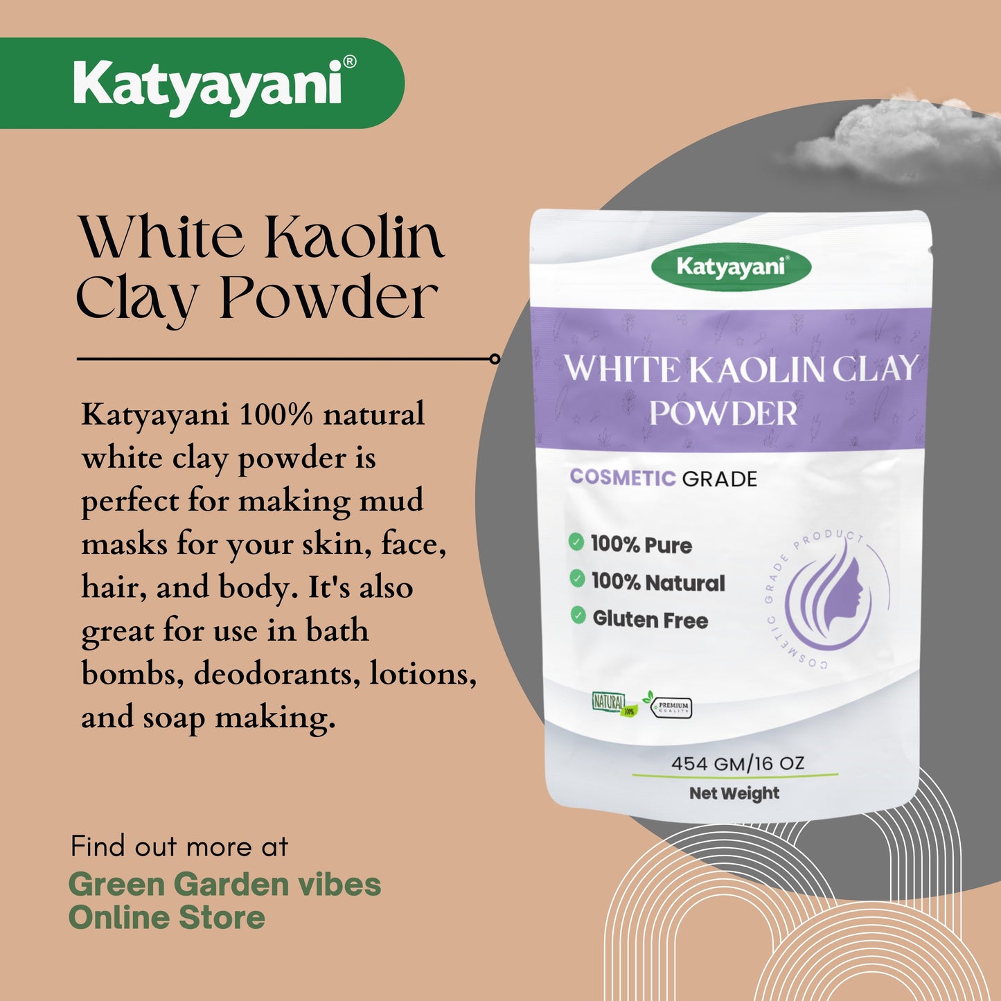 White Kaolin 454gm (16oz)