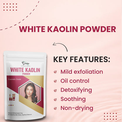 GGV White Kaolin 454gm (16oz)-Cosmetic Grade Green Garden Vibes Grades
