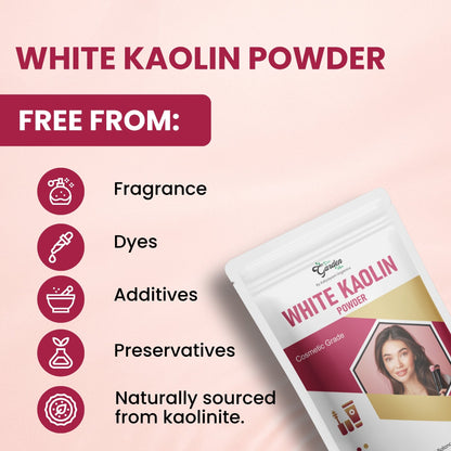 GGV White Kaolin 454gm (16oz)-Cosmetic Grade Green Garden Vibes Grades