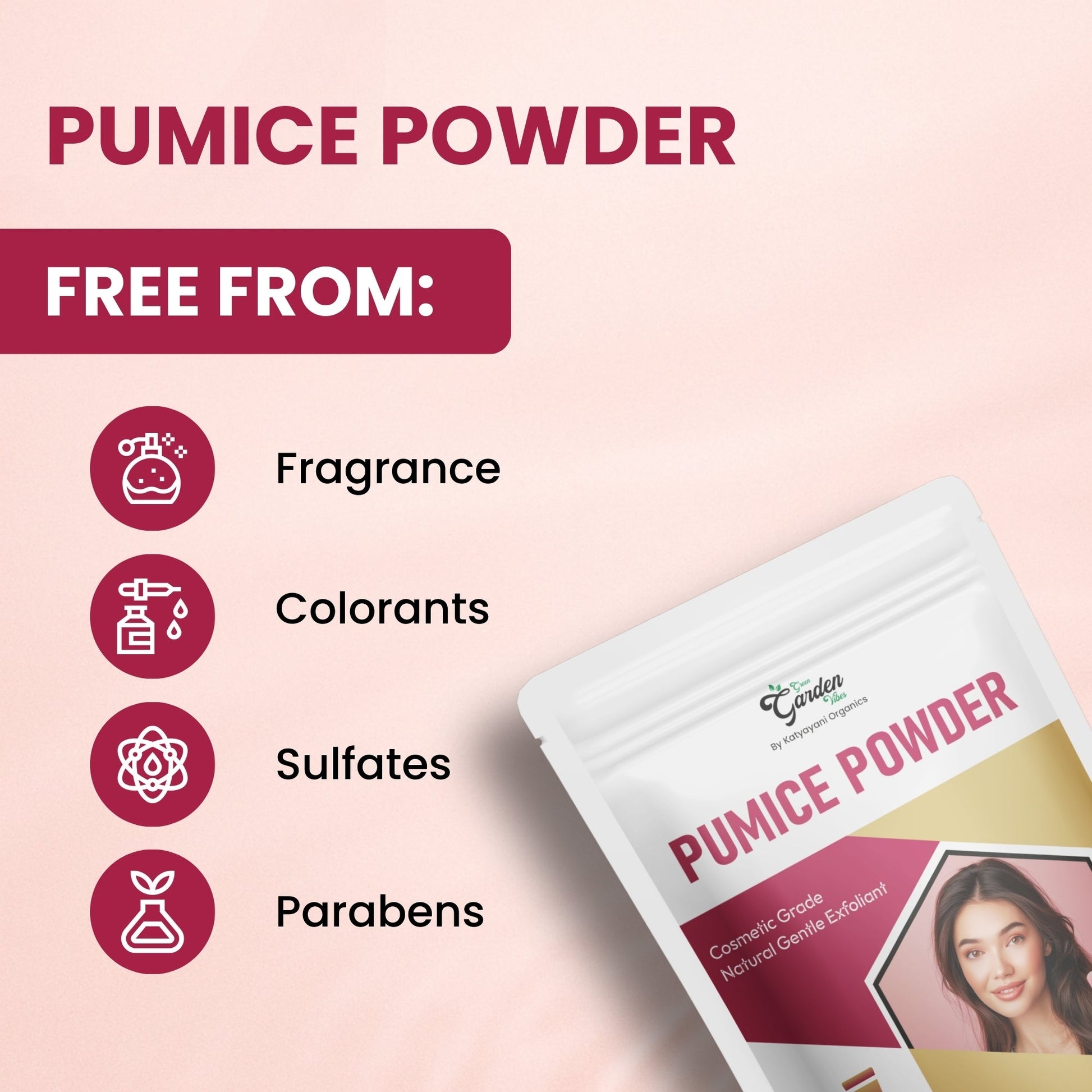 GGV Pumice Powder 227 gm (8 oz)-Cosmetic Grade Green Garden Vibes Grades