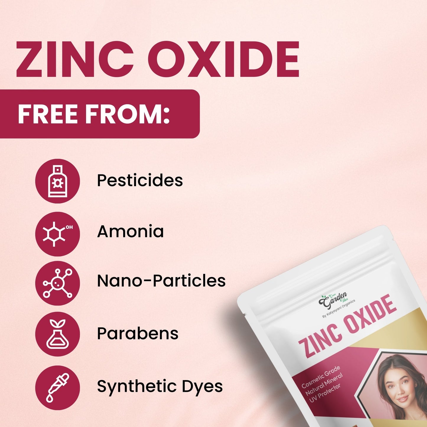 GGV Zinc Oxide 454 gm (16 OZ)-Cosmetic Grade Green Garden Vibes Grades