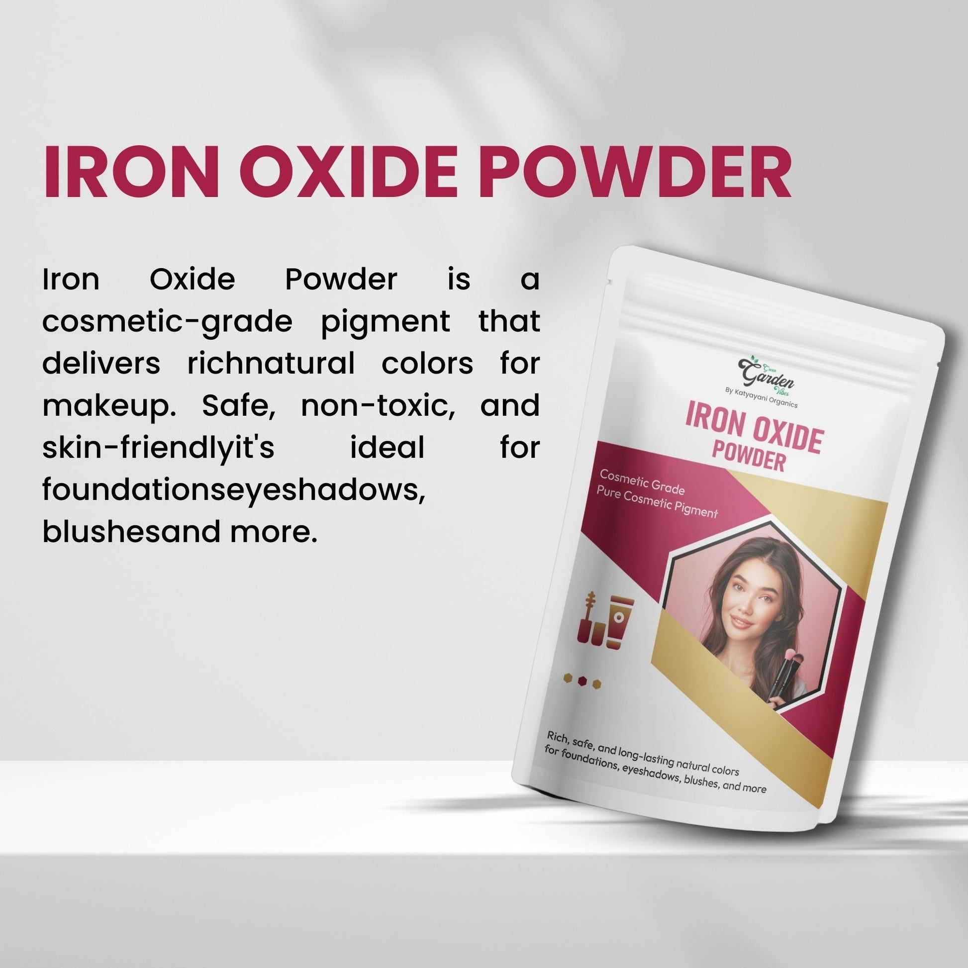 Iron Oxide Powder 57 gm (2 oz)-Cosmetic Grade Green Garden Vibes Grades