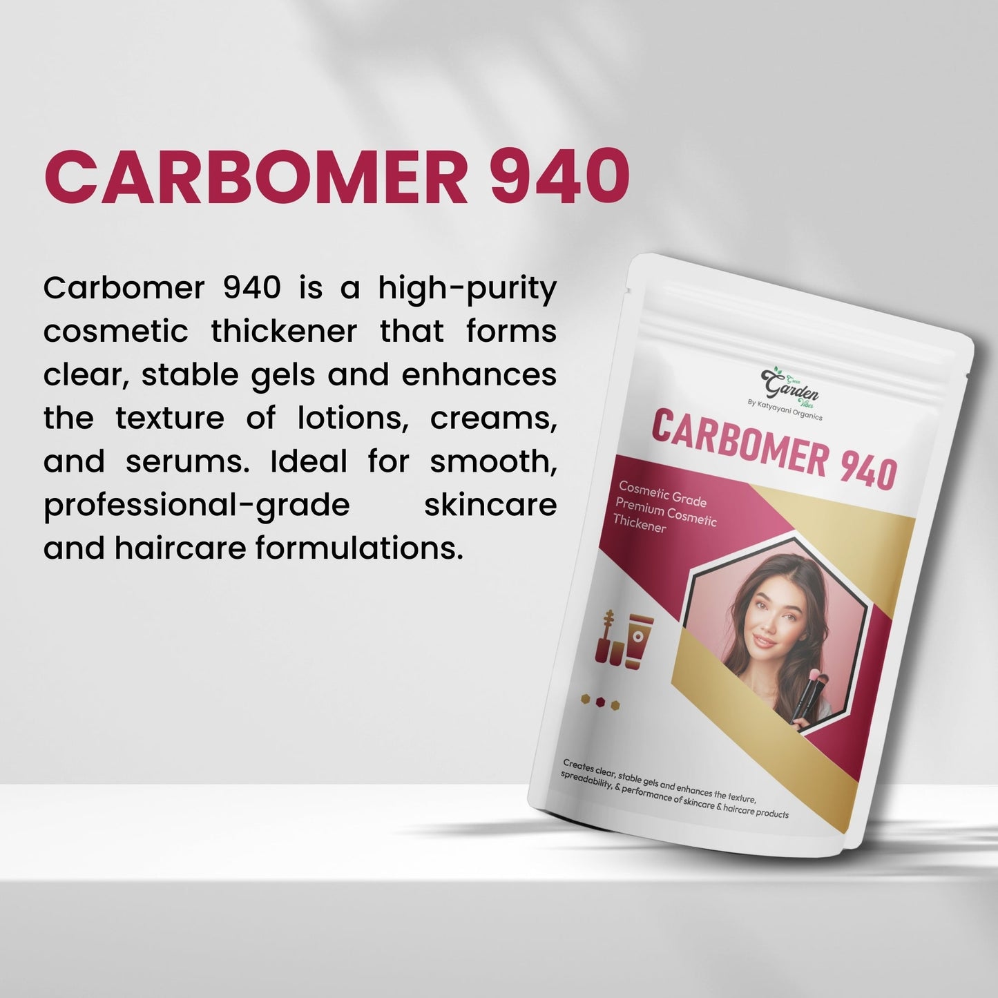 GGV Carbomer 940 113 gm (4 oz)-Cosmetic Grade Green Garden Vibes Grades