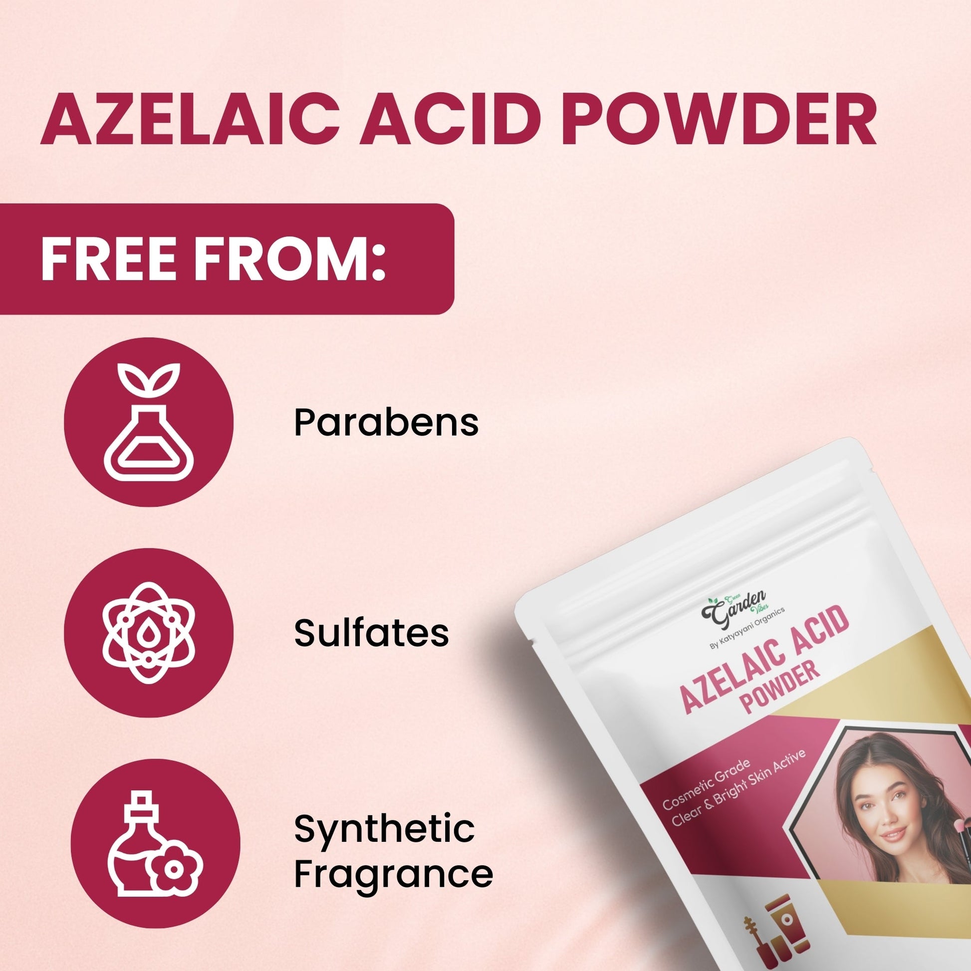 GGV Azelaic Acid Powder-Cosmetic Grade Green Garden Vibes Grades