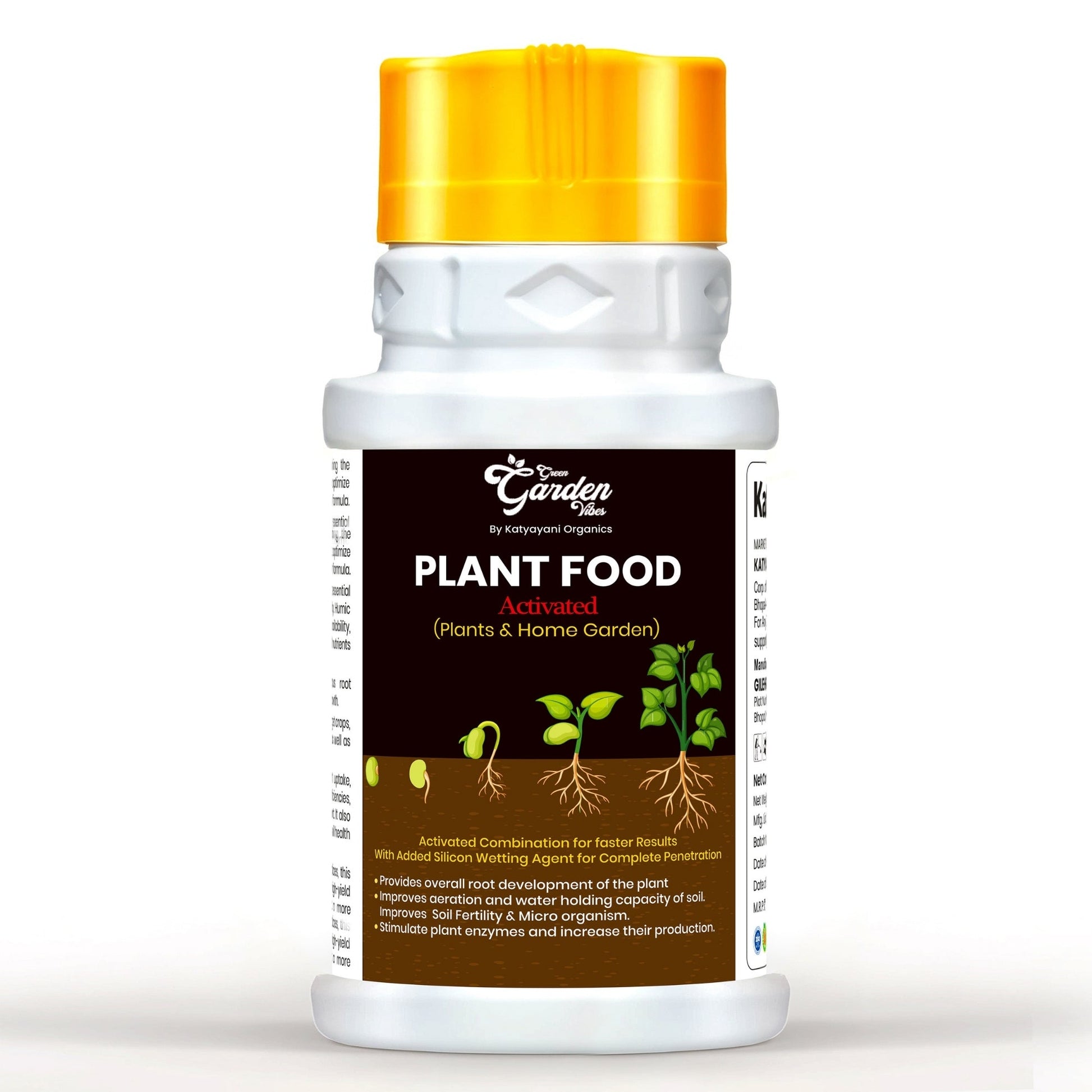 GGV Activated Humic Acid + Fulvic Acid 98% | Organic Soil Conditioner & Plant Growth Enhancer Green Garden Vibes Canada