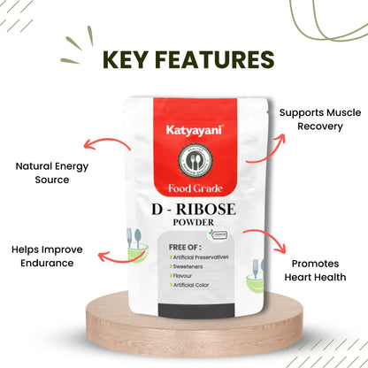 GGV D-Ribose Powder-Food Grade |Supports Muscle Recovery |Promotes Heart Health Green Garden Vibes Grades