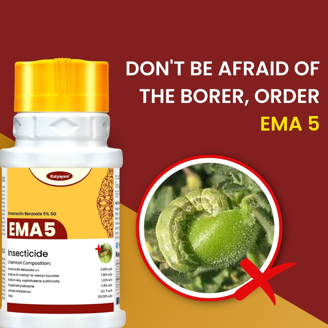 🌱 GGV Katyayani EMA 5 ,Buy 1, Get 2 Free | Emamectin Benzoate 5% SG Crop Care Solution GGV canada