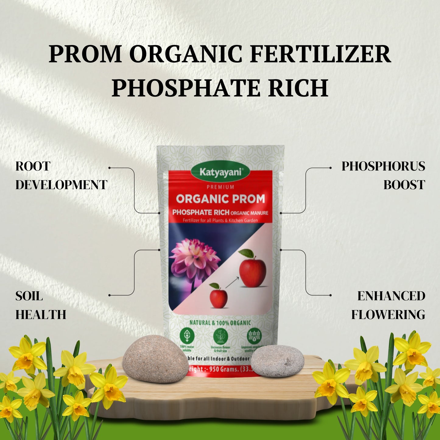 Prom Organic Fertilizer | Phosphate Rich Organic Manure