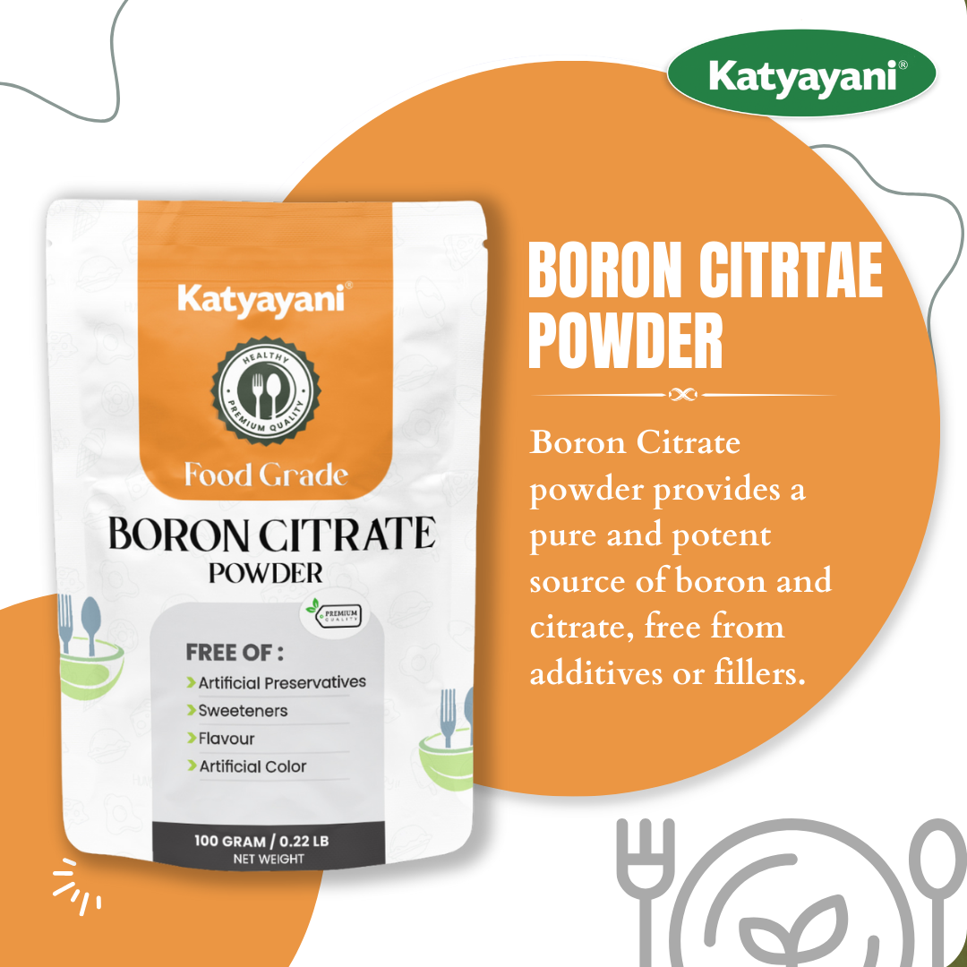 Boron Citrate Powder 100gm (0.22lb)