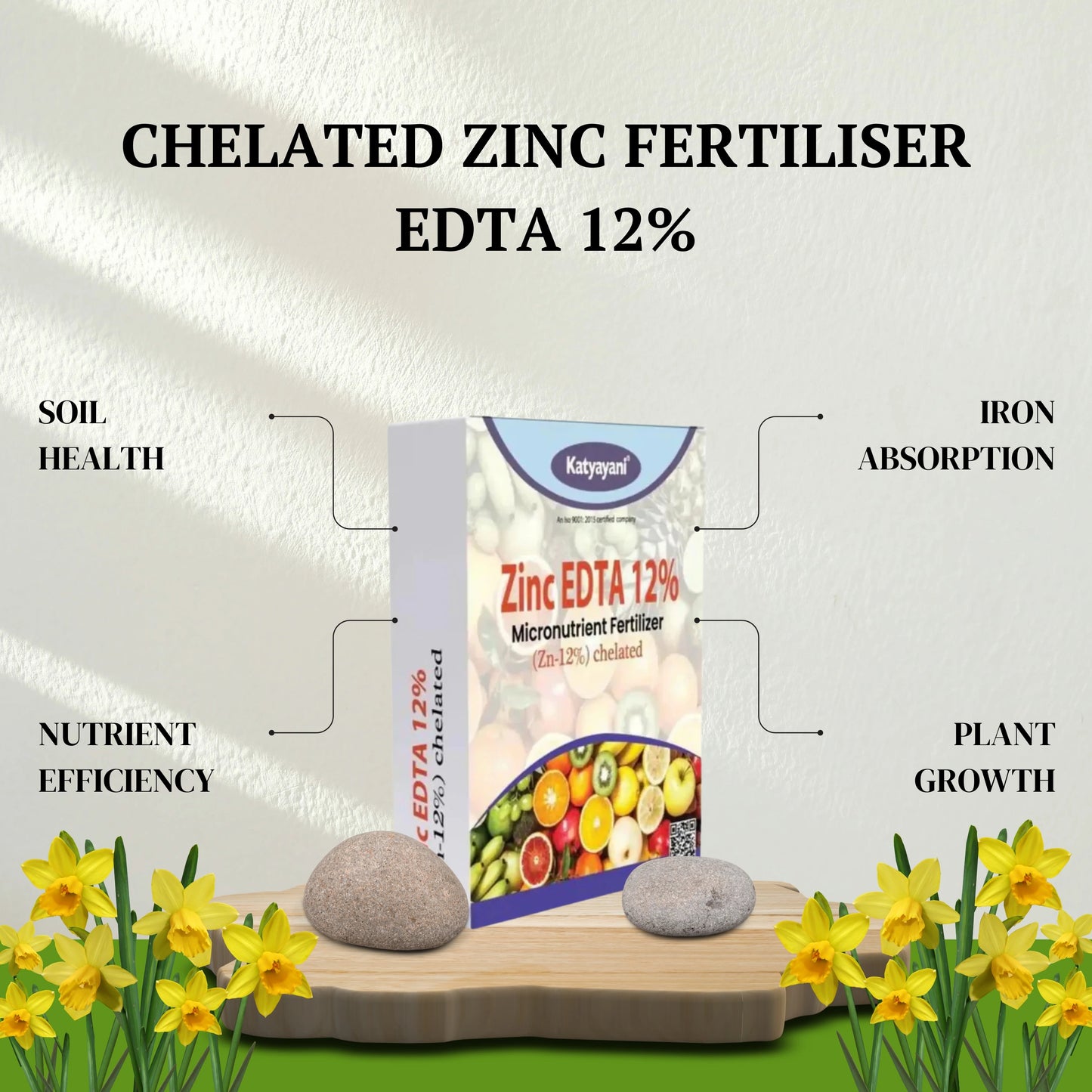 Chelated zinc fertiliser EDTA 12%