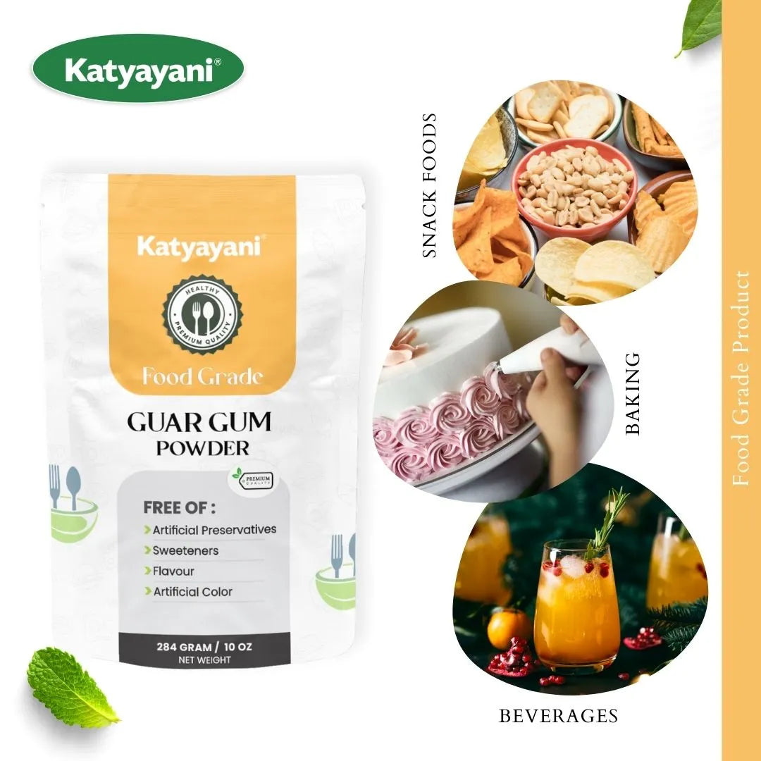 Guar Gum Powder 284 gm (10 oz)-Food Grade Green Garden Vibes Grades