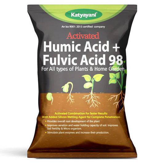 GGV Activated Humic Acid + Fulvic Acid 98% | Organic Soil Conditioner & Plant Growth Enhancer Green Garden Vibes Canada