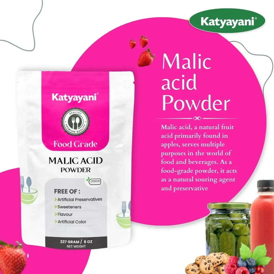 Malic Acid - Natural Food-Grade Powder