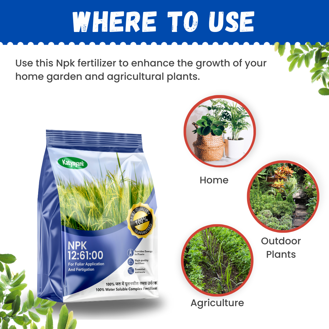 GGV NPK 12 61 00 | Fertilizer Green Garden Vibes