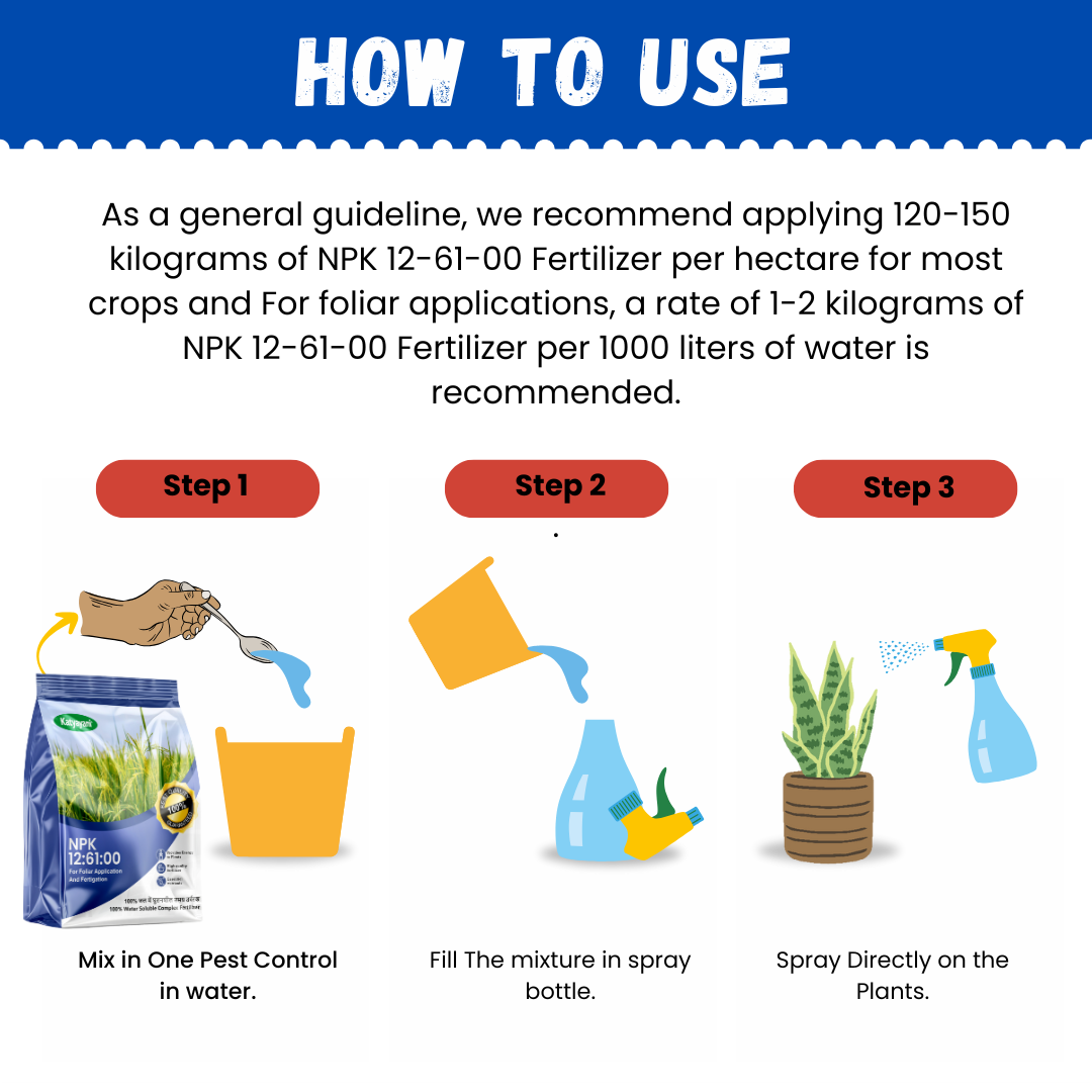 GGV NPK 12 61 00 | Fertilizer Green Garden Vibes
